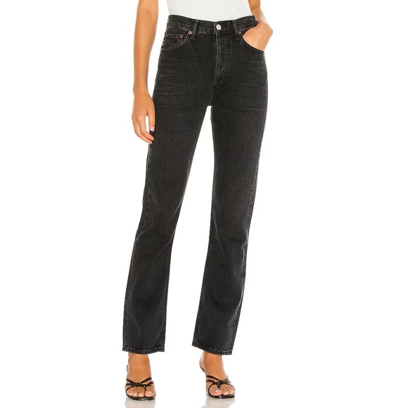 Agolde Lana Straight Jeans in Haywire Wash Women's size 26 - Picture 1 of 16